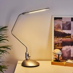 Hofstein Winnipeg Klemmleuchte LED Silber, 1-flammig -Bürolampen Verkäufe winnipeg klemmleuchte h3325735 12