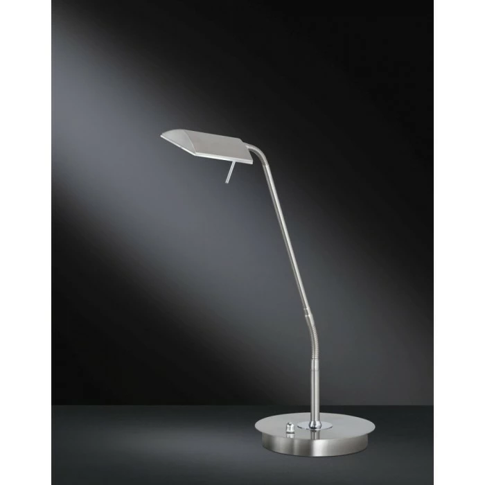 Wofi Leuchten Wofi CORY Tischleuchte LED Nickel-Matt, 1-flammig 1 Wofi Leuchten Wofi CORY Tischleuchte LED Nickel-Matt, 1-flammig