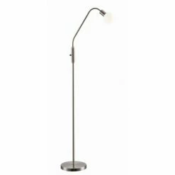 Wofi Leuchten Wofi NOIS Standleuchte LED Nickel-Matt, 1-flammig