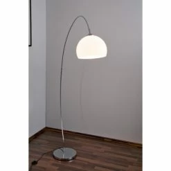 Wofi Leuchten Wofi SANDER Bogenleuchte Chrom, Weiß, 1-flammig -Bürolampen Verkäufe wofi sander bogenleuchte w308401010000 do1 3