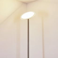 Hofstein Wonsbek Deckenfluter LED Nickel-Matt, 1-flammig 43 Hofstein Wonsbek Deckenfluter LED Nickel-Matt, 1-flammig -Bürolampen Verkäufe wonsbek deckenfluter h3297315 do1 11