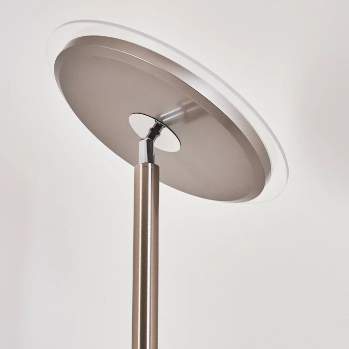 Hofstein Wonsbek Deckenfluter LED Nickel-Matt, 1-flammig 20 Hofstein Wonsbek Deckenfluter LED Nickel-Matt, 1-flammig – Bild 20