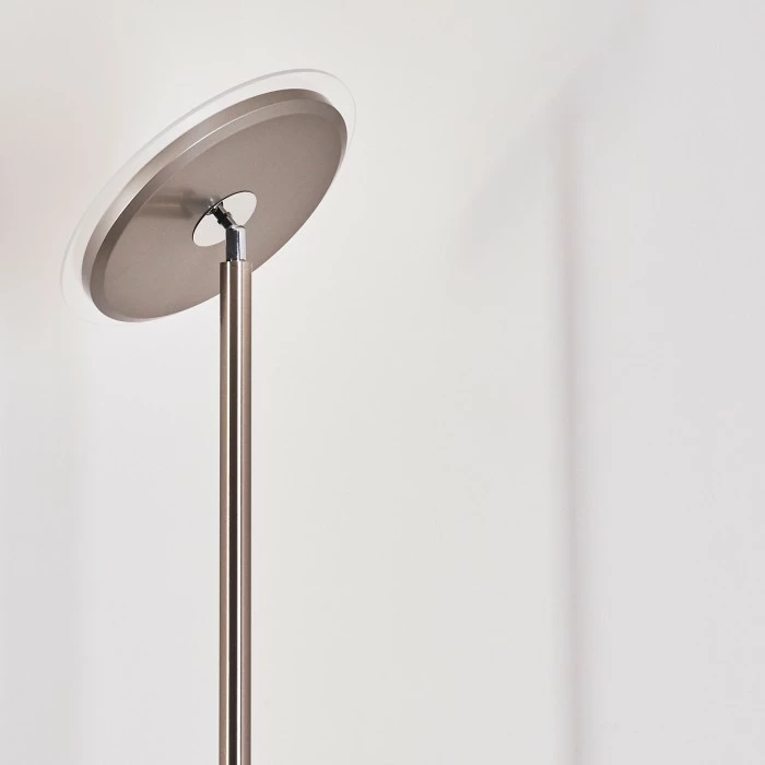 Hofstein Wonsbek Deckenfluter LED Nickel-Matt, 1-flammig 23 Hofstein Wonsbek Deckenfluter LED Nickel-Matt, 1-flammig – Bild 23