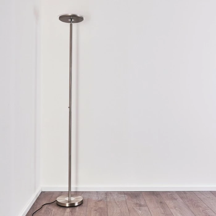 Hofstein Wonsbek Deckenfluter LED Nickel-Matt, 1-flammig 24 Hofstein Wonsbek Deckenfluter LED Nickel-Matt, 1-flammig – Bild 24