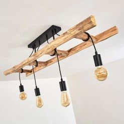 Hofstein Yaak Deckenleuchte Schwarz, Braun, 4-flammig -Bürolampen Verkäufe yaak deckenleuchte h3353219 8