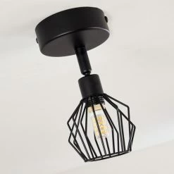 Hofstein Yalmhill Deckenleuchte Schwarz, 1-flammig -Bürolampen Verkäufe yalmhill deckenleuchte h3308615 12