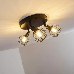 Hofstein Yalmhill Deckenleuchte Schwarz, 3-flammig -Bürolampen Verkäufe yalmhill deckenleuchte h3350867 14