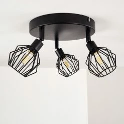 Hofstein Yalmhill Deckenleuchte Schwarz, 3-flammig -Bürolampen Verkäufe yalmhill deckenleuchte h3350867 17