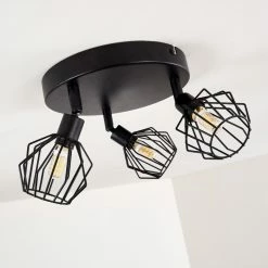 Hofstein Yalmhill Deckenleuchte Schwarz, 3-flammig -Bürolampen Verkäufe yalmhill deckenleuchte h3350867 6