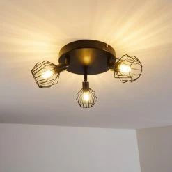 Hofstein Yalmhill Deckenleuchte Schwarz, 3-flammig -Bürolampen Verkäufe yalmhill deckenleuchte h3350867 8