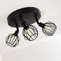 Hofstein Yalmhill Deckenleuchte Schwarz, 3-flammig -Bürolampen Verkäufe yalmhill deckenleuchte h3350867 9