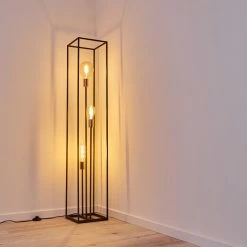 Hofstein Yuhigaoka Stehleuchte Schwarz, Kupferfarben, 3-flammig 36 Hofstein Yuhigaoka Stehleuchte Schwarz, Kupferfarben, 3-flammig -Bürolampen Verkäufe yuhigaoka stehleuchte h3358238 16