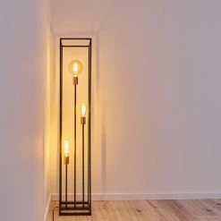 Hofstein Yuhigaoka Stehleuchte Schwarz, Kupferfarben, 3-flammig 24 Hofstein Yuhigaoka Stehleuchte Schwarz, Kupferfarben, 3-flammig -Bürolampen Verkäufe yuhigaoka stehleuchte h3358238 4