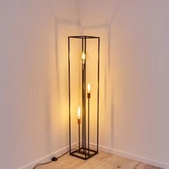 Hofstein Yuhigaoka Stehleuchte Schwarz, Kupferfarben, 3-flammig 28 Hofstein Yuhigaoka Stehleuchte Schwarz, Kupferfarben, 3-flammig -Bürolampen Verkäufe yuhigaoka stehleuchte h3358238 8