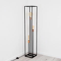 Hofstein Yuhigaoka Stehleuchte Schwarz, Kupferfarben, 3-flammig 29 Hofstein Yuhigaoka Stehleuchte Schwarz, Kupferfarben, 3-flammig -Bürolampen Verkäufe yuhigaoka stehleuchte h3358238 9