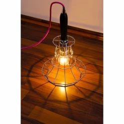 Zava Luce Bodenleuchte Lady Cage Chrom, 1-flammig -Bürolampen Verkäufe zava luce bodenleuchte lady cage lady cage chrom rosa 12