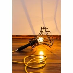 Zava Luce Bodenleuchte Lady Cage Schwarz, 1-flammig -Bürolampen Verkäufe zava luce bodenleuchte lady cage lady cage schwarz gelb 3