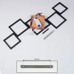 Hofstein Zocca Deckenleuchte LED Braun, Holz dunkel, 1-flammig -Bürolampen Verkäufe zocca deckenleuchte h3438596 4