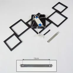 Hofstein Zocca Deckenleuchte LED Schwarz, 1-flammig -Bürolampen Verkäufe zocca deckenleuchte h3438619 4