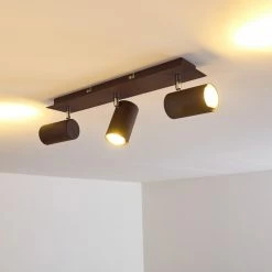 Hofstein Zuoz Deckenleuchte Chrom, Rostfarben, 3-flammig -Bürolampen Verkäufe zuoz deckenleuchte h3341391 do1 6