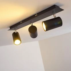 Hofstein Zuoz Deckenleuchte Chrom, Schwarz, 3-flammig 28 Hofstein Zuoz Deckenleuchte Chrom, Schwarz, 3-flammig -Bürolampen Verkäufe zuoz deckenleuchte h3341414 do1 11