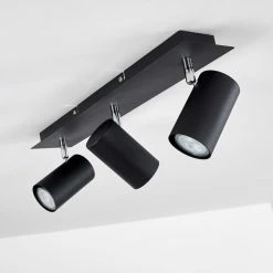 Hofstein Zuoz Deckenleuchte Chrom, Schwarz, 3-flammig 29 Hofstein Zuoz Deckenleuchte Chrom, Schwarz, 3-flammig -Bürolampen Verkäufe zuoz deckenleuchte h3341414 do1 12