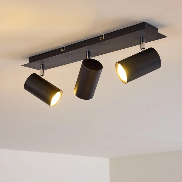 Hofstein Zuoz Deckenleuchte Chrom, Schwarz, 3-flammig 15 Hofstein Zuoz Deckenleuchte Chrom, Schwarz, 3-flammig – Bild 15