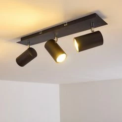 Hofstein Zuoz Deckenleuchte Chrom, Schwarz, 3-flammig 19 Hofstein Zuoz Deckenleuchte Chrom, Schwarz, 3-flammig -Bürolampen Verkäufe zuoz deckenleuchte h3341414 do1 2