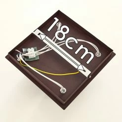 Hofstein Zuoz Deckenleuchte Chrom, Rostfarben, 4-flammig -Bürolampen Verkäufe zuoz deckenleuchte h3341438 do1 22