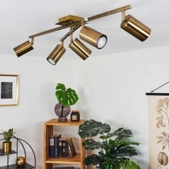 Hofstein Zuoz Deckenleuchte Altmessing, 5-flammig -Bürolampen Verkäufe zuoz deckenleuchte h3439081 9