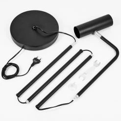 Hofstein Zuoz Stehleuchte Chrom, Schwarz, 1-flammig 17 Hofstein Zuoz Stehleuchte Chrom, Schwarz, 1-flammig -Bürolampen Verkäufe zuoz stehleuchte h3421598 4